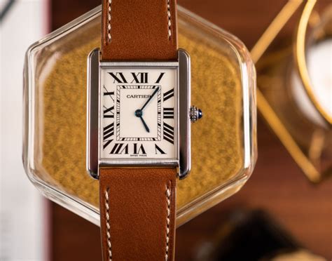 cartier solo tank replica|cost of cartier tank watch.